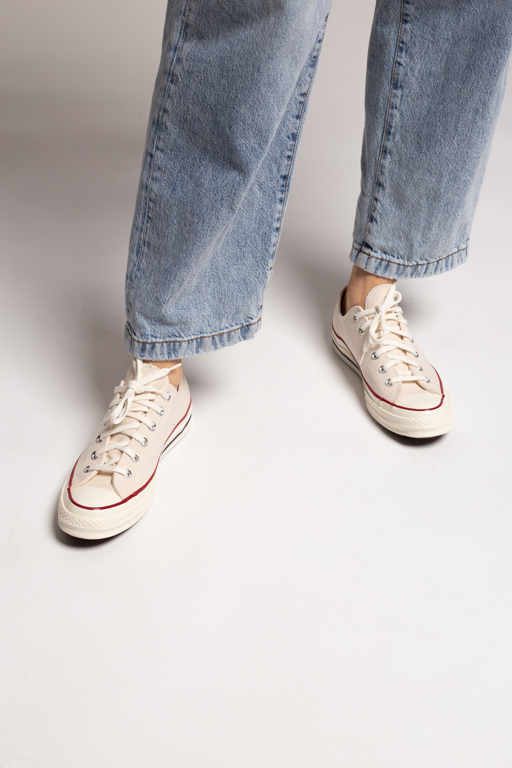 Converse chuck taylor all star top ii ox canvas shoe - parchment